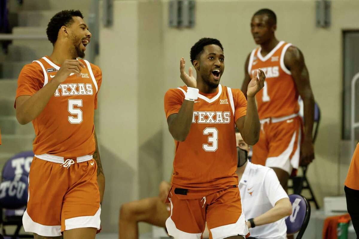Texas was 10-4 in the regular season when junior guard Courtney Ramey (3) makes two or more 3-pointers.