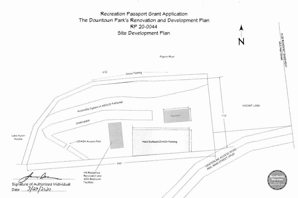 Caseville’s City Council approves submission of second grant for Riverside Park