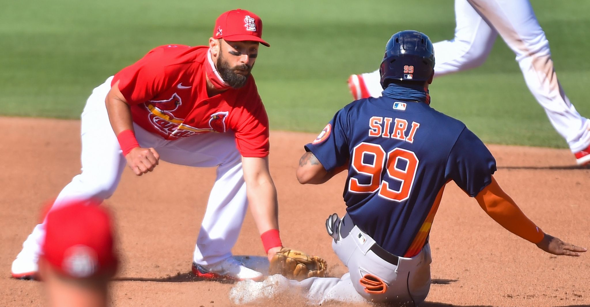 Astros' Jose Siri relishes viral moment with Yadier Molina