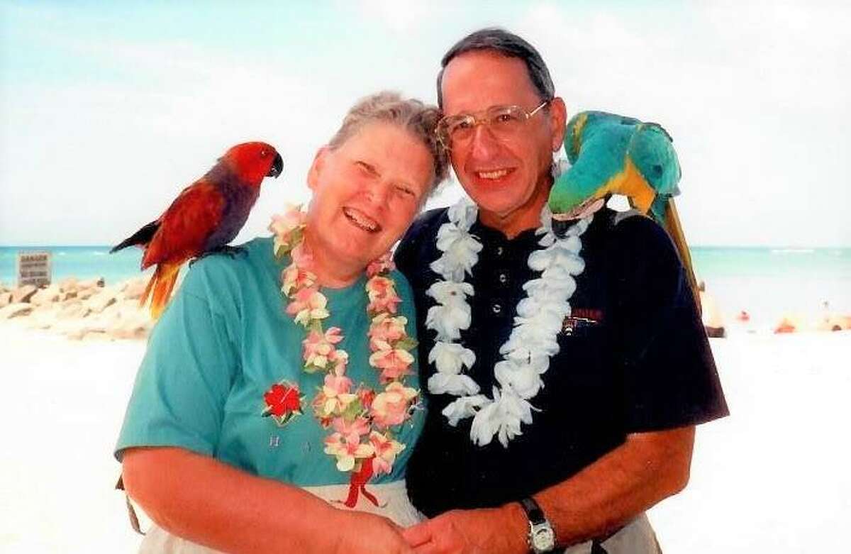 Fred and Beverly Marchionna on vacation in Hawaii in 2011. Fred Marchionna, a retired manager at PerkinElmer Corp., was the first Connecticut resident to die of COVID-19.