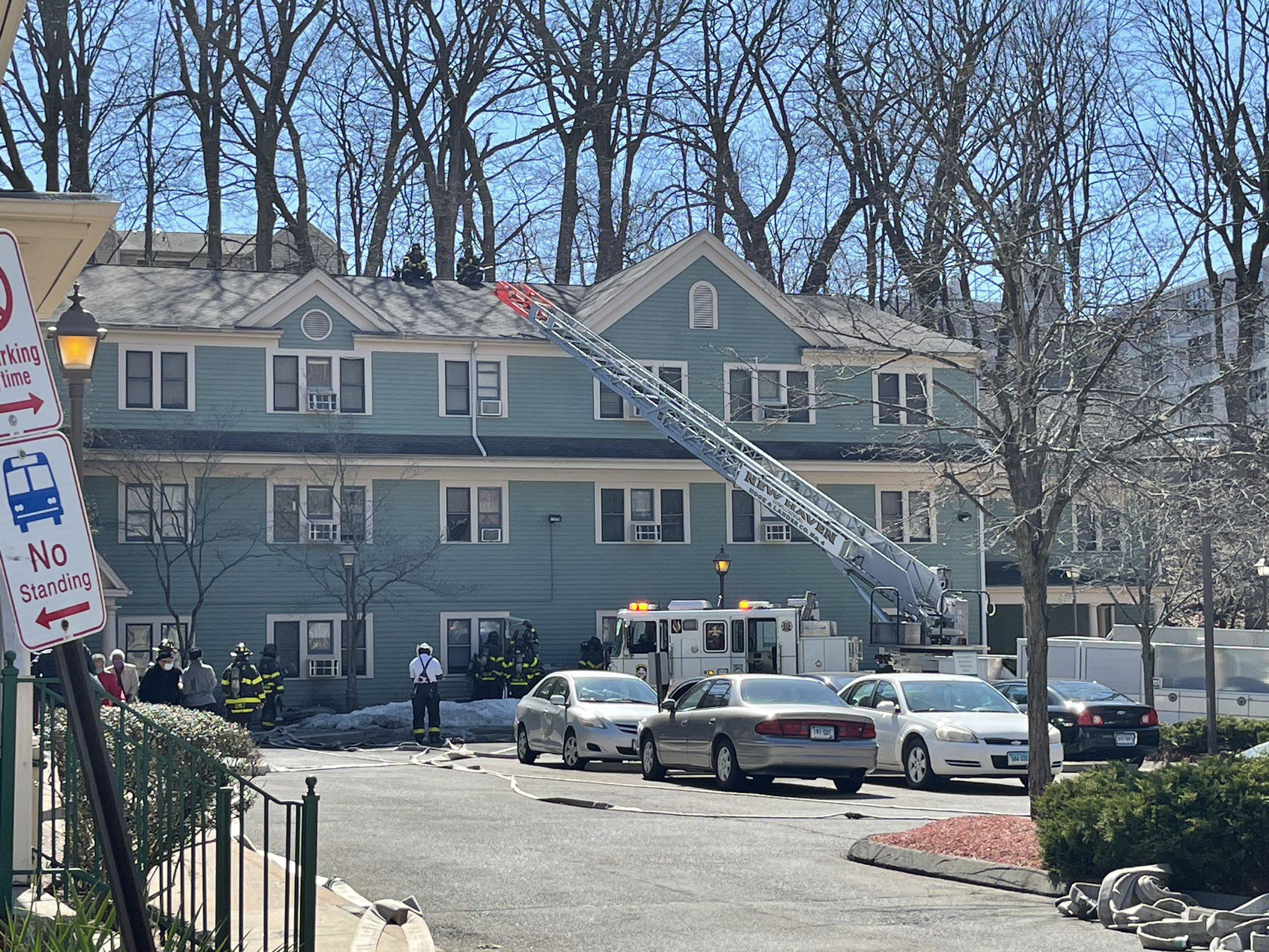 Official No injuries after fire at New Haven senior housing complex