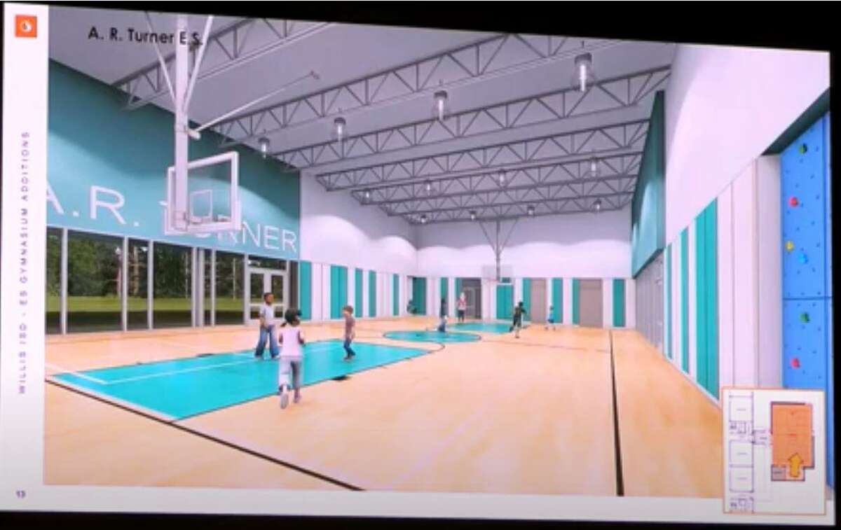 Stantec presents designs for new gym additions funded by the 2020 bond voters passed in November.