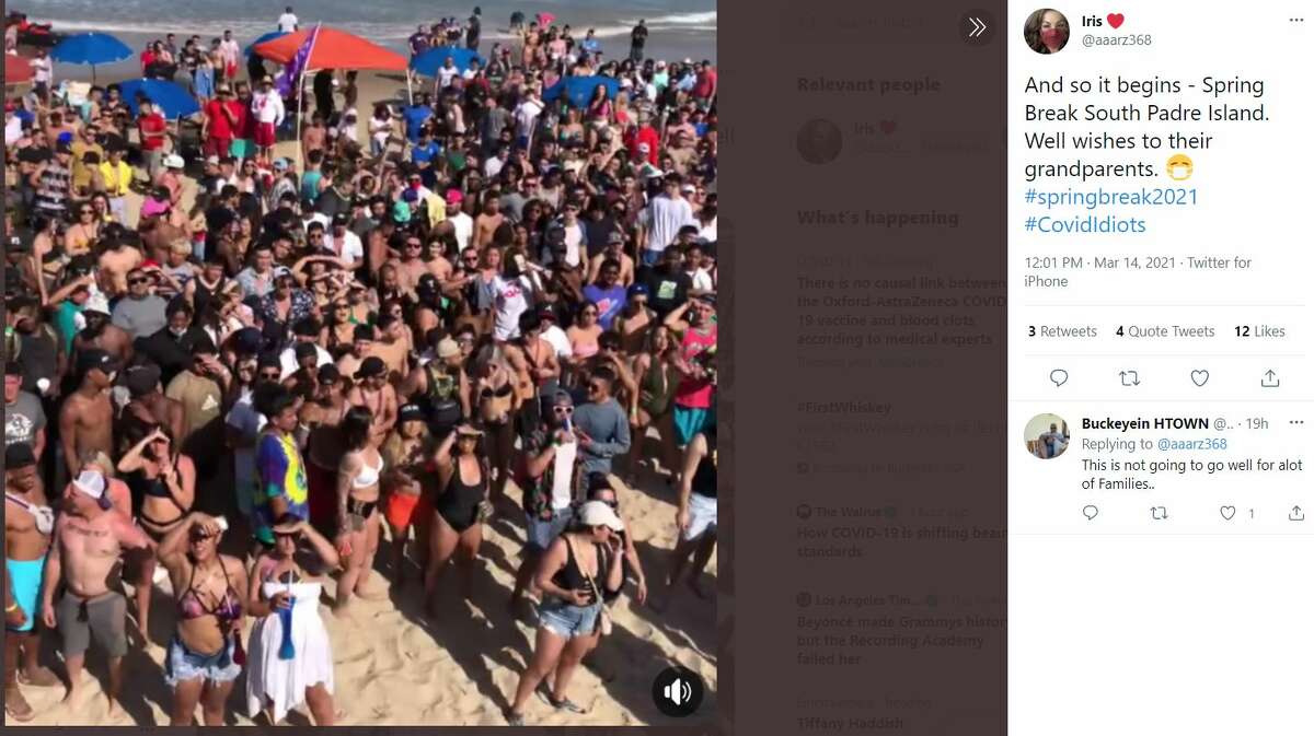 Photos Show Spring Breakers Are Showing Up At South Texas Beaches 