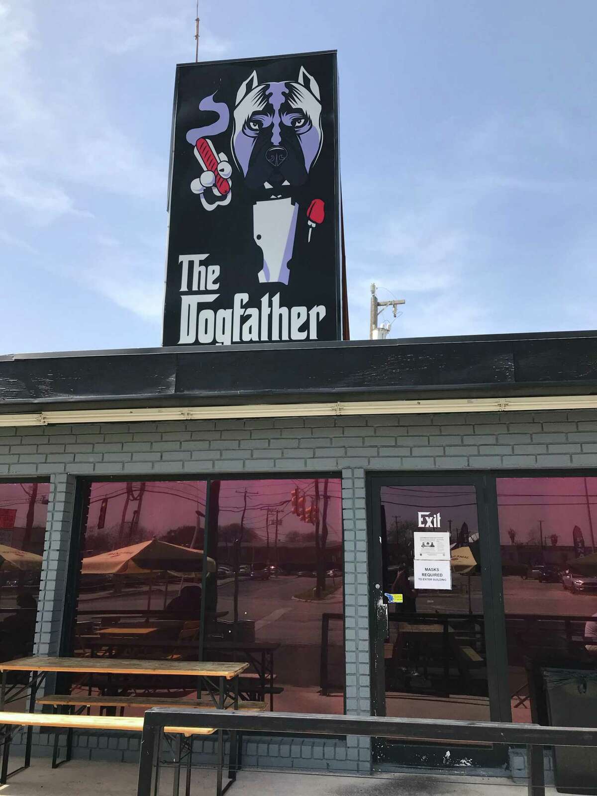 Hot dogs get the San Antonio treatment at Dogfather, located at 6211 San Pedro Ave.