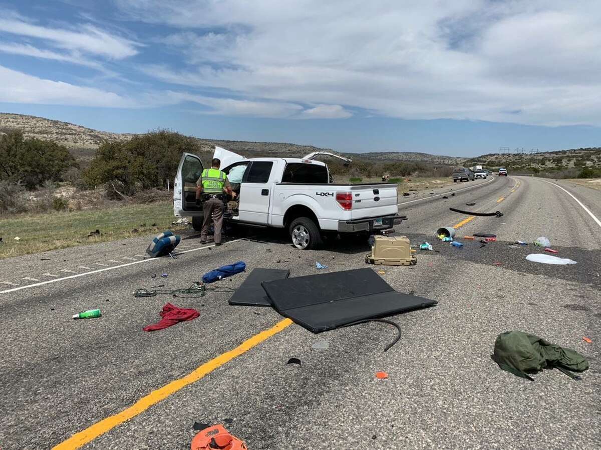 Eight people died after a head-on collision Monday in Val Verde County, officials said.