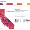 California updated county tier assignments on March 16, 2021.