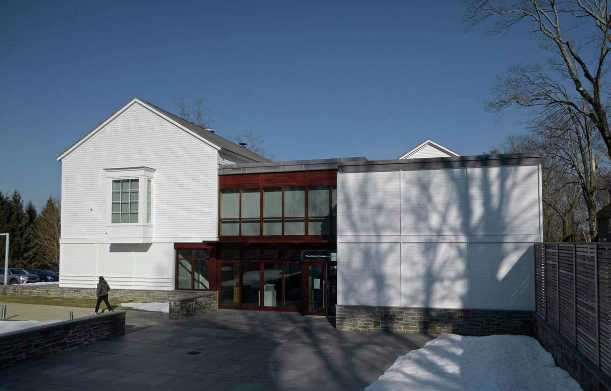 The Aldrich Contemporary Art Museum on Main Street. Ridgefield could be the first town in the state to receive a cultural district designation from the state. Wednesday, March 10, 2021, in Ridgefield, Conn.
