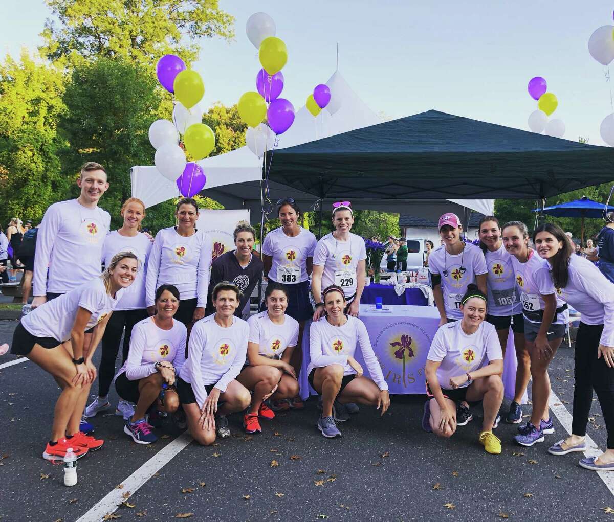 The Iris Fund’s 2019 running team, long before then pandemic