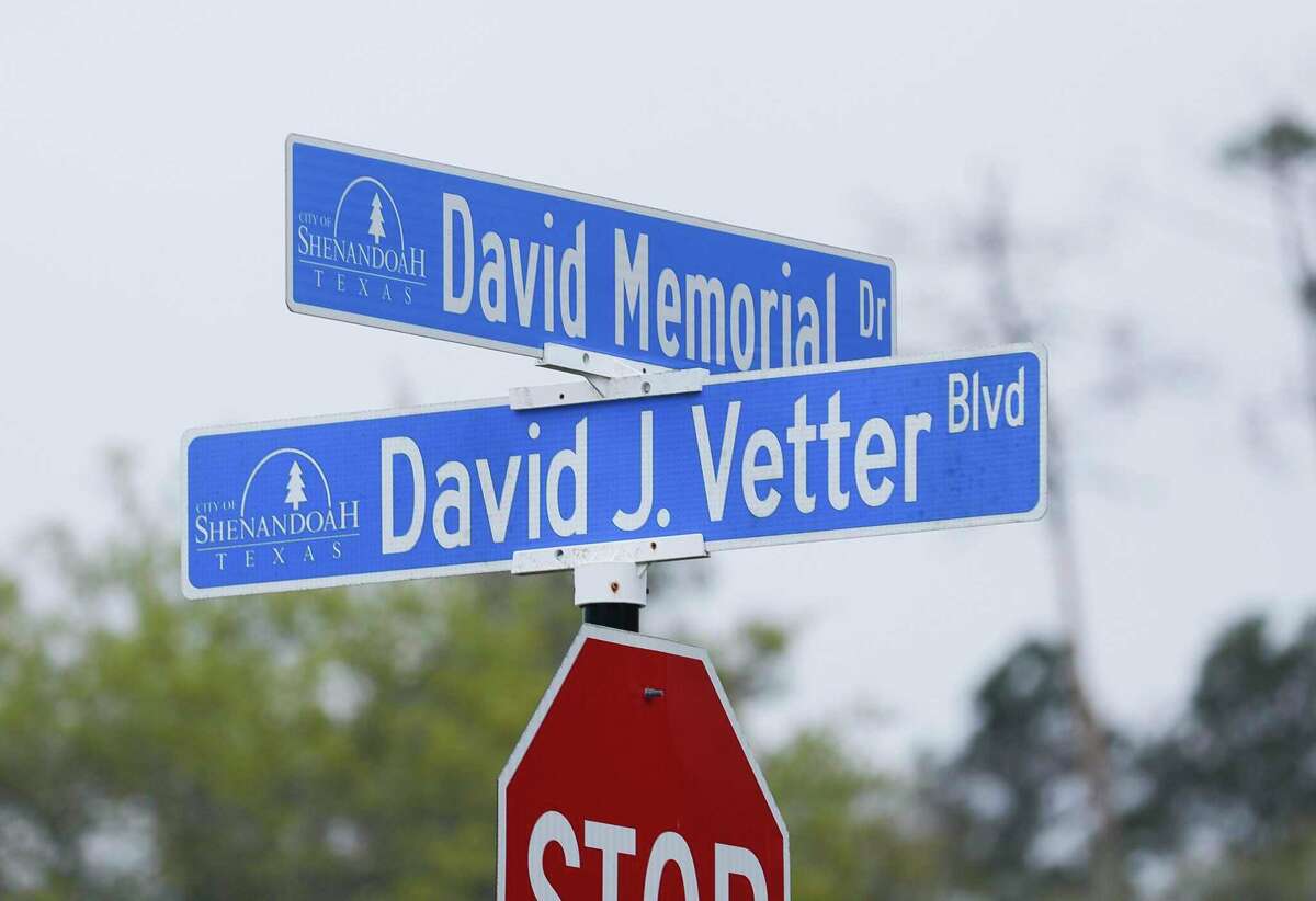 David Memorial Drive is seen at David J.Vetter Blvd., Tuesday, March 16, 2021, in Shenandoah. An expansion of David Memorial is $1.7 million short of its needed $7.2 million cost. The project would extend the road north to Texas 242.
