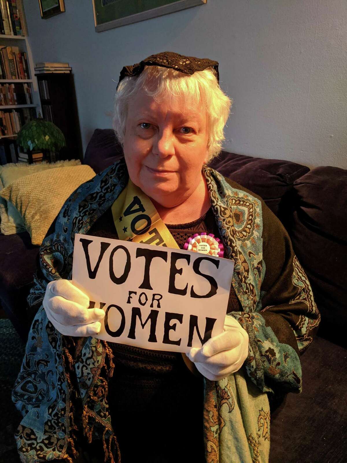 Lesley Keogh, a Wilton Library staff member, will channel her inner Elizabeth Cady Stanton, a founding mother of the women's suffrage movement in a program titled: "Visit with Elizabeth Cady Stanton," March 12, from 4 to 5 p.m.