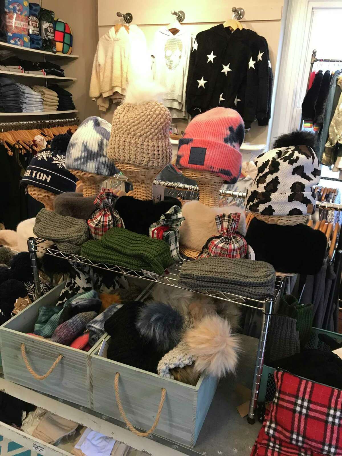 Blue Star Bazaar has opened a pop up shop in Wilton Center. The temporary shop is in Old Post Office Square near Mint Nails and Connecticut Coffee and Grill. Pictured in the business’s 237 Danbury Road location.