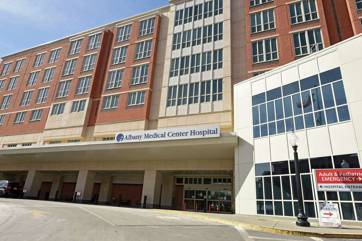 Exterior of Albany Medical Center on Friday, March 5, 2021 in Albany, N.Y. (Lori Van Buren/Times Union)