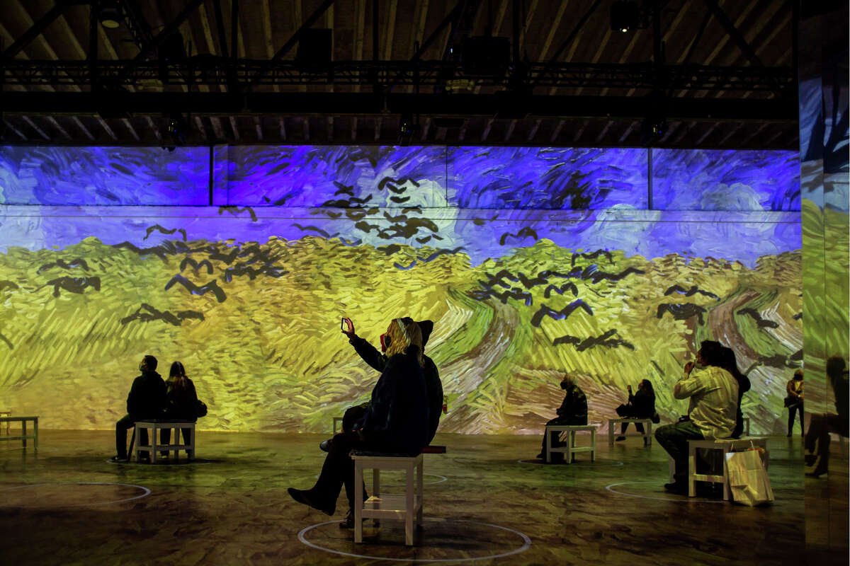 Inside the first day of SF's trippy immersive Van Gogh exhibit