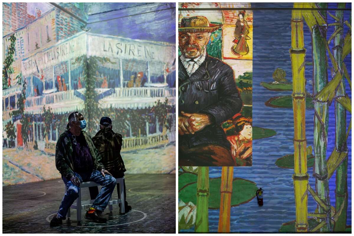 Inside the first day of SF's trippy immersive Van Gogh exhibit