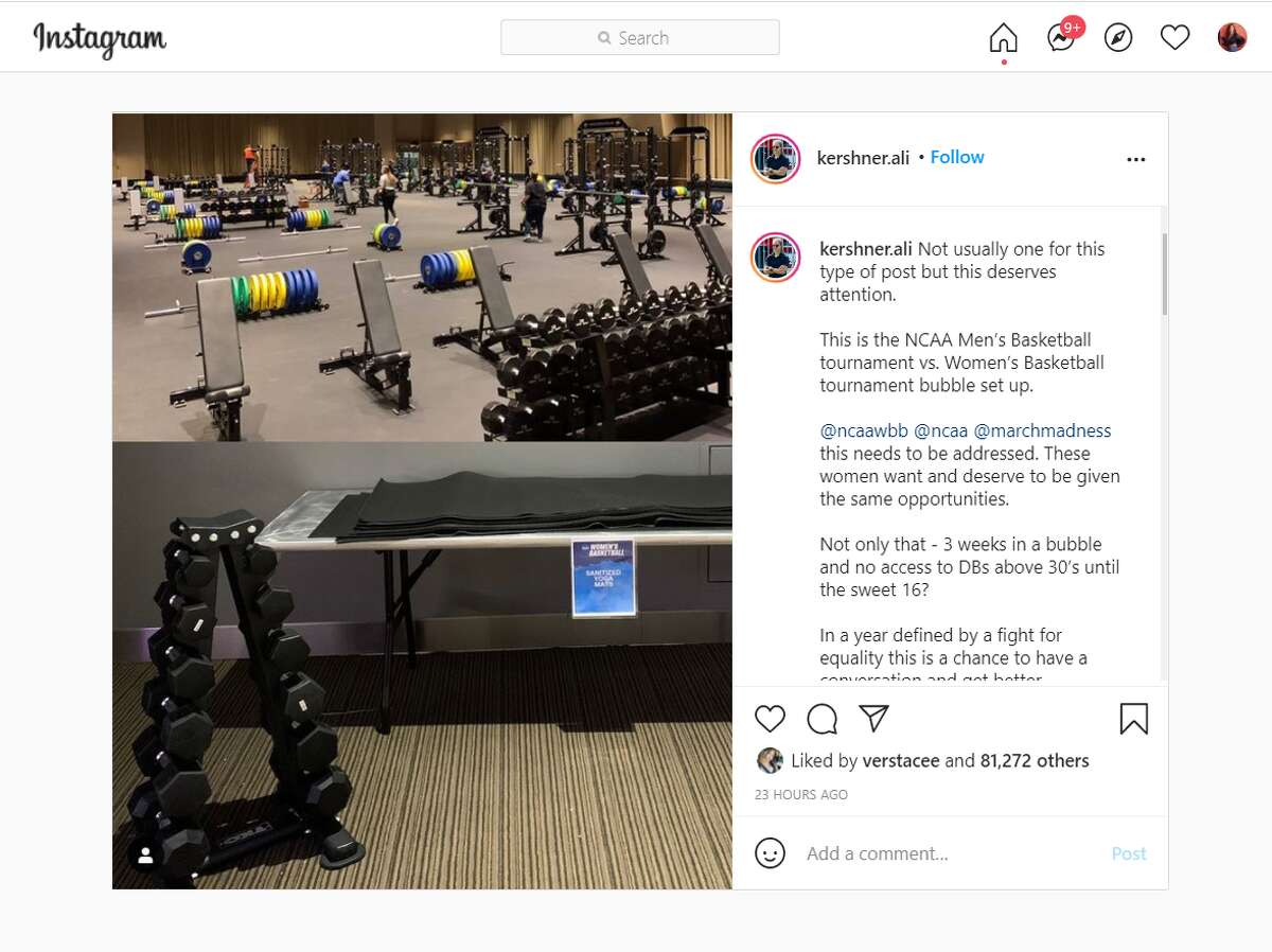 Stanford University sports performance coach Ali Kershner posted as well. Her side-by-side on Instagram shows another view of the difference.
