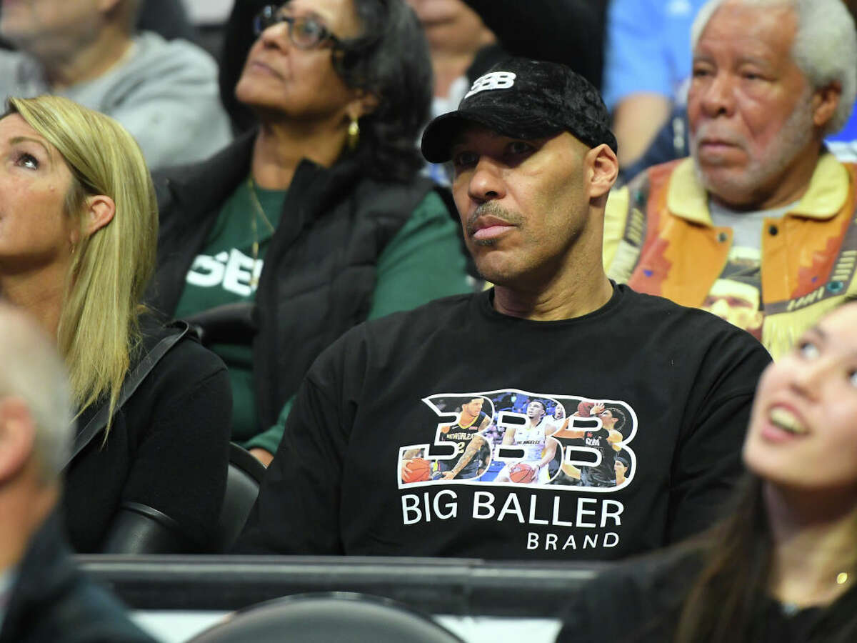 LaVar Ball attends the game between the Los Angeles Clippers and the New Orleans Pelicans at Staples Center on November 24, 2019 in Los Angeles, California.
