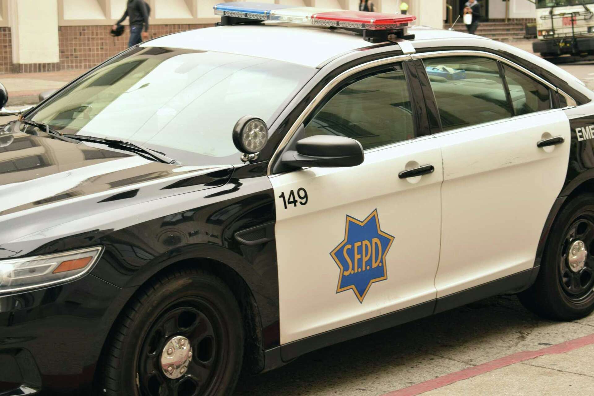 San Francisco police said a man died Monday after crashing a scooter while fleeing officers near Mission and Eighth streets.