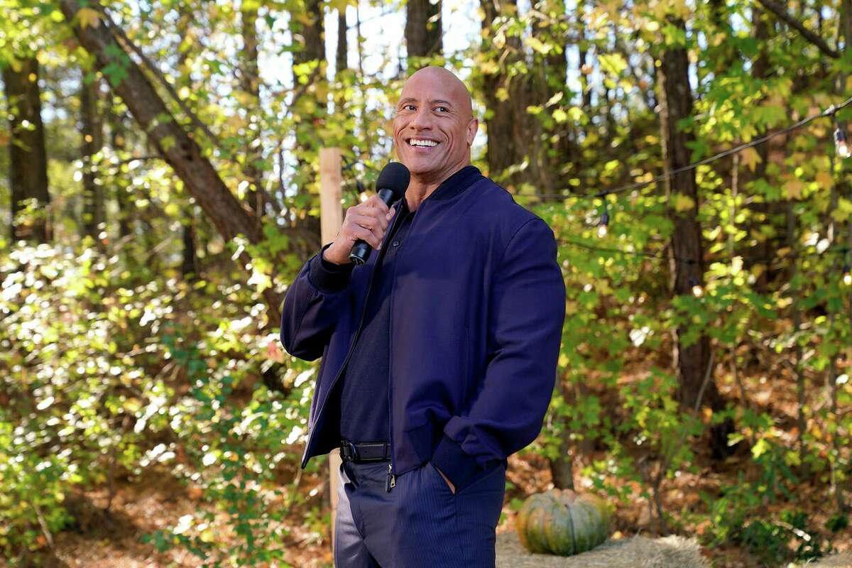 Dwayne Johnson stars in "Young Rock" on NBC.