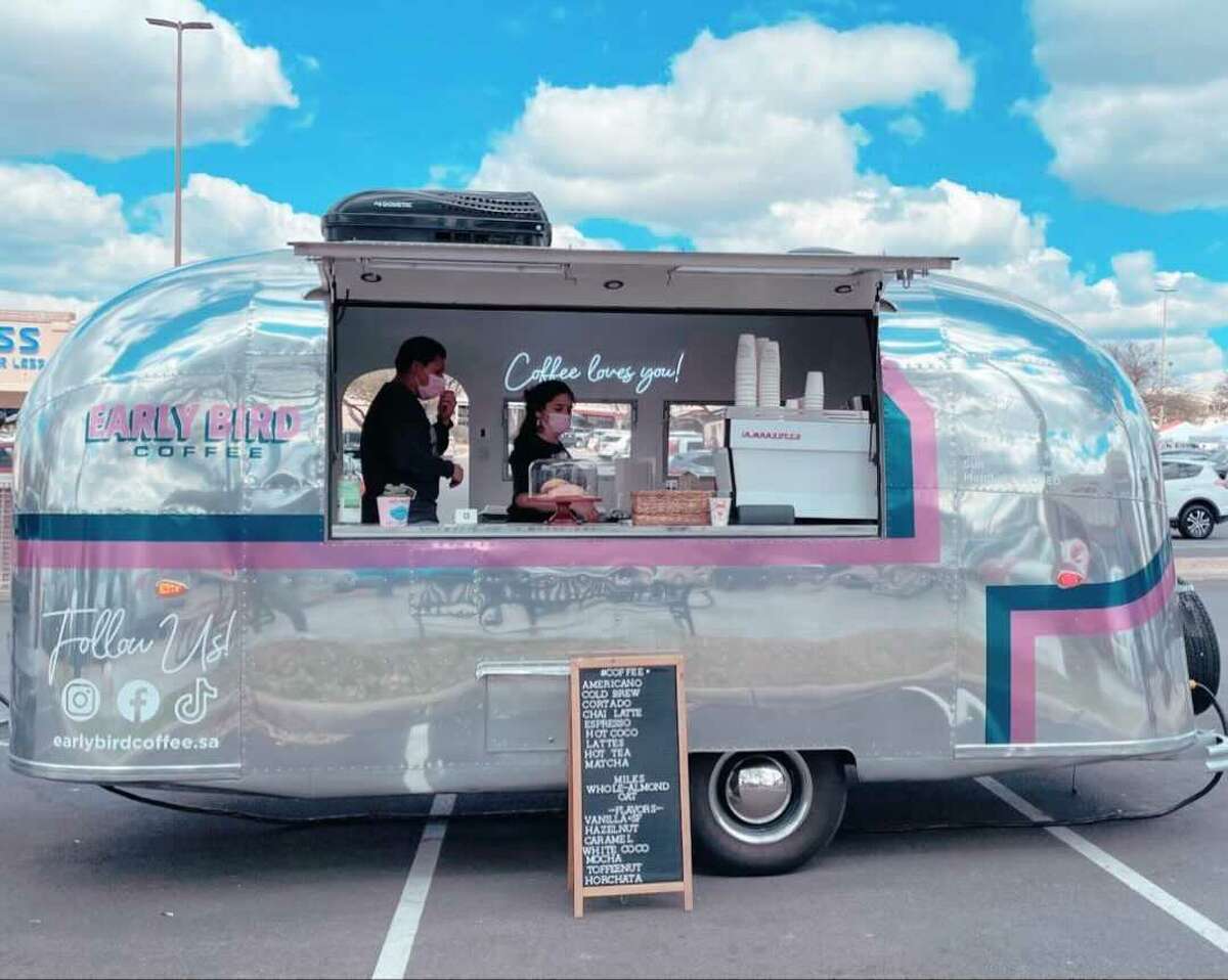 EARLY BIRD COFFEE The local truck says to try its iced horchata latte, salted caramel latte, nitro cold brew, ice matcha, and white chocolate lavender latte.  Located 11745 Frontage Road at the Huebner Oaks Center; 7 a.m. to 1 p.m. Tuesday through Friday, 9 a.m. to 2 p.m. Saturday, and closed Sundays. Instagram: @earlybirdcoffee.sa