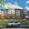 Artist rendering of the proposed apartment project at 4185 Black Rock Turnpike in Fairfield.