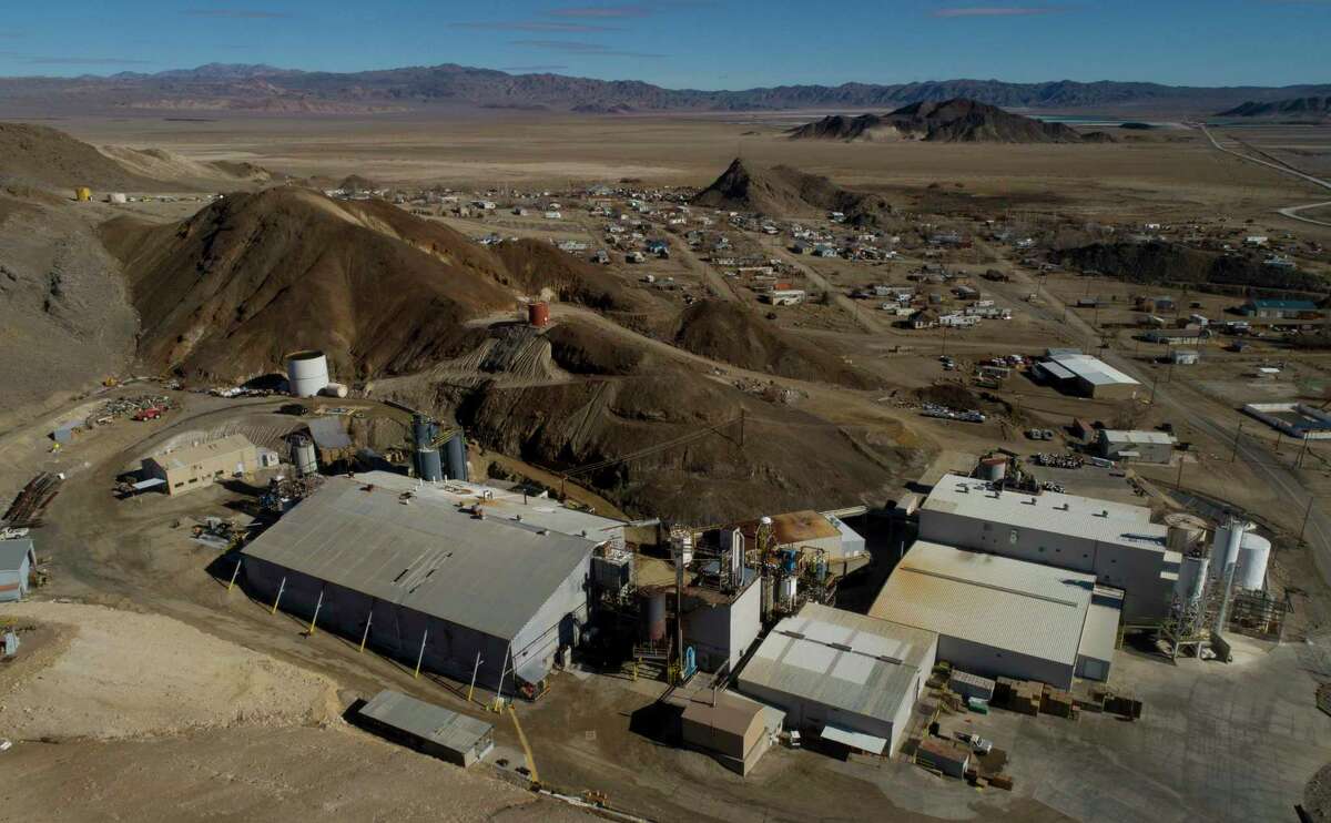 Albemarle's lithium mine and processing plant in Silver Peak, Nevada. Energy security increasingly means access to minerals such as lithium, a key component in batteries.