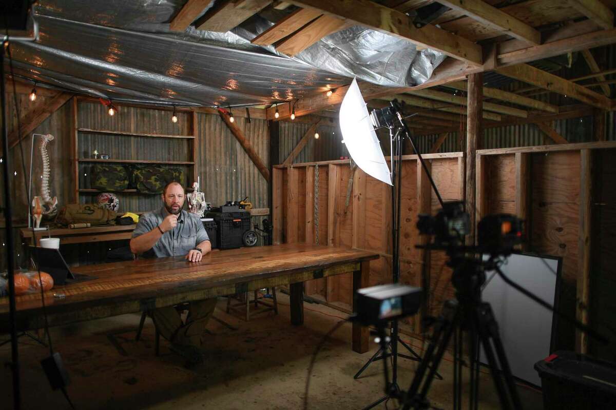 Rader speaks during the filming, done by The Prepared, a prepper website with articles, advice, reviews and videos.