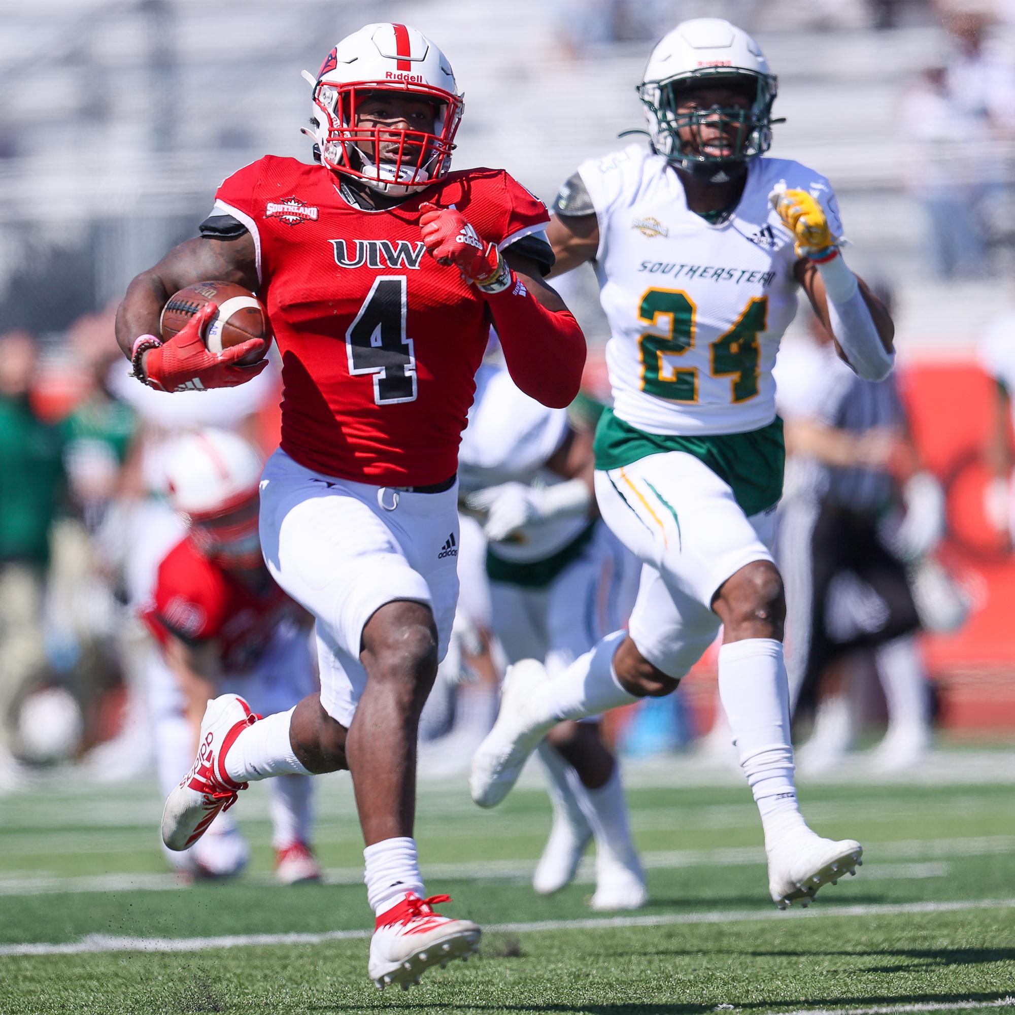 Freshman Cameron Ward throws record six passing touchdowns as UIW