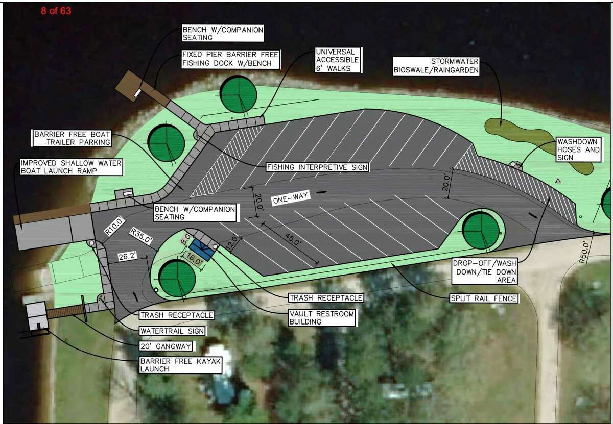 The Mecosta County parks commission plans to begin the Brower Park improvement plans, as shown, in 2022. An application for a DNR grant to help fund the project was approved a the county board of commissioners meeting last week. (Photo courtesy of the parks commission)