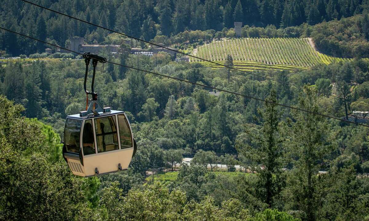 The tram at Sterling Vineyards is one of Napa Valley’s biggest tourist draws. It will be replaced and modernized as part of a remodel after the 2020 Glass Fire.