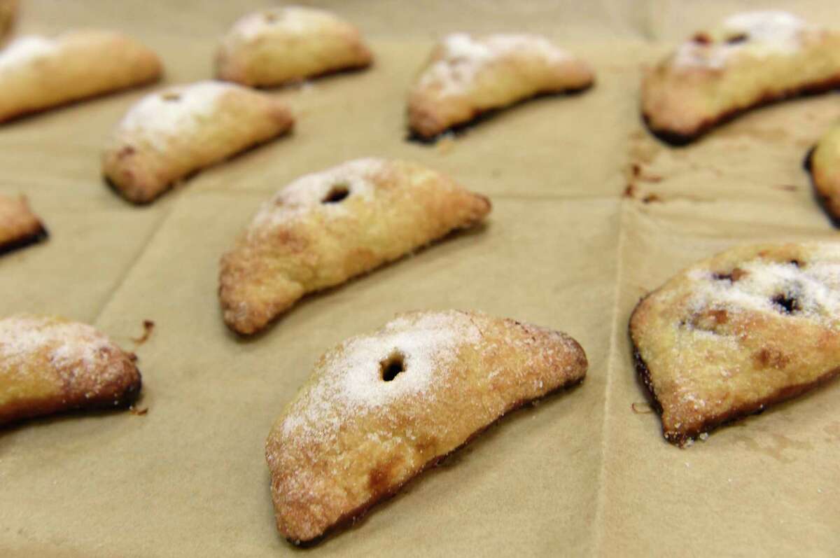 Caroline Barrett’s crispy fruits of the forest handpies at Different Drummer's Kitchen on Friday, March 19, 2021 in Albany, N.Y. (Lori Van Buren/Times Union)