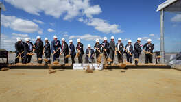 Aisin AW breaking ground in Cibolo, Texas on their manufacturing facility that will employ 900 in the coming years.