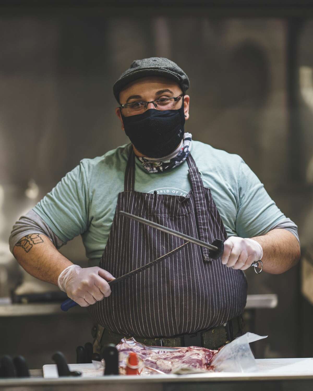 Meat Wagon owner Stefano Diaz learned to cook for himself at an early age, and discovered his love for butchery while working at the Biltmore in North Carolina. He served as head butcher at Fleisher’s Uptown Kingston location until it closed in 2017.