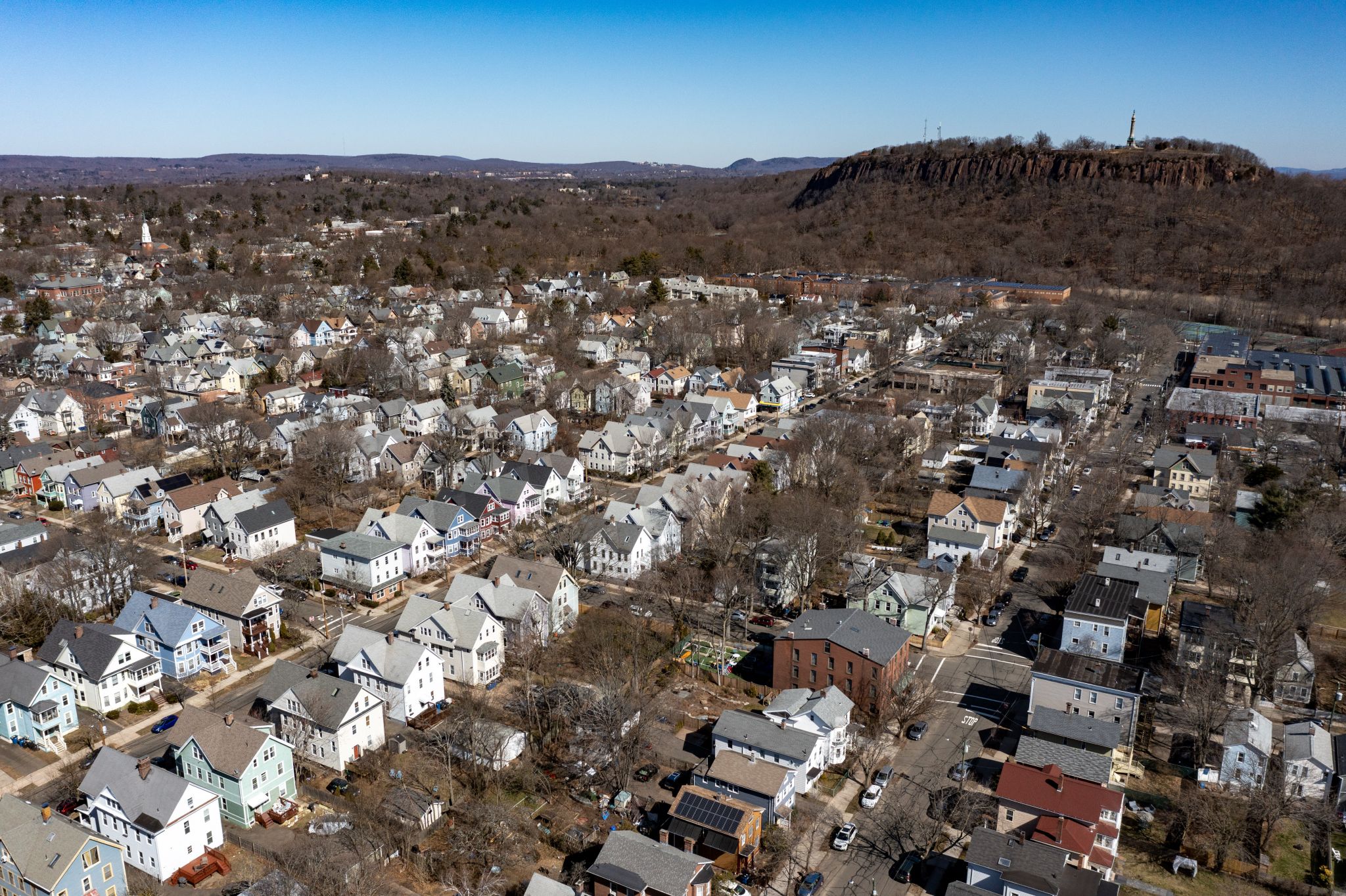Drone photos show New Haven neighborhoods from above