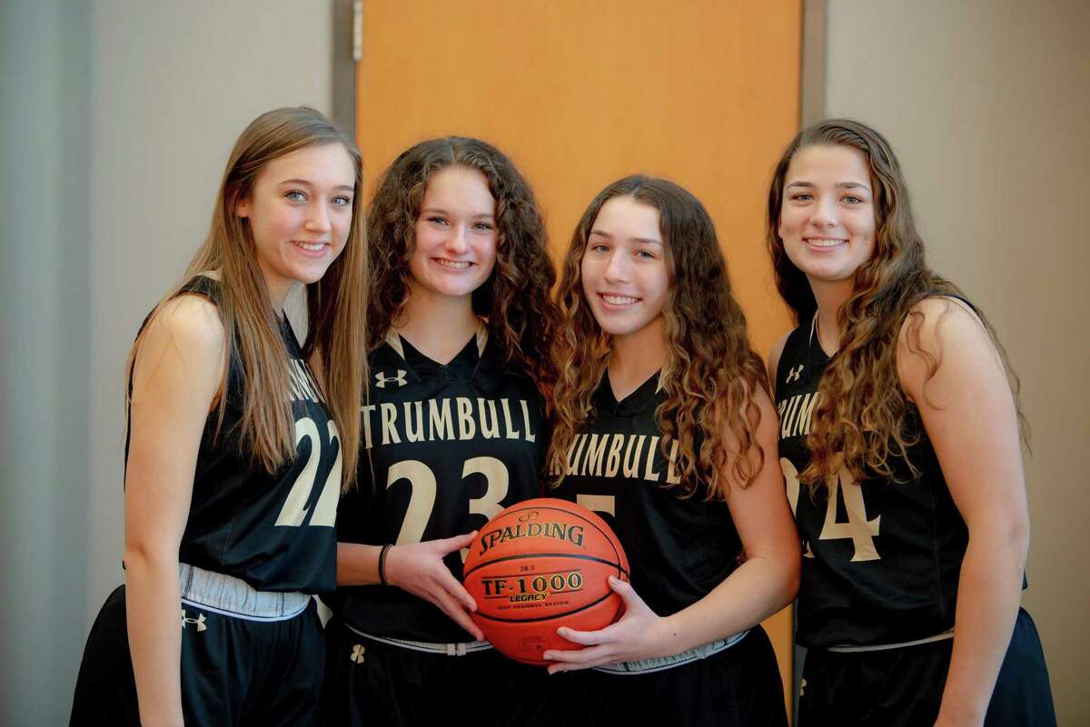 Julia Lindwall, Grace Lesko, Amanda Ruchalski and Cassi Barbato are Trumbull team captains.