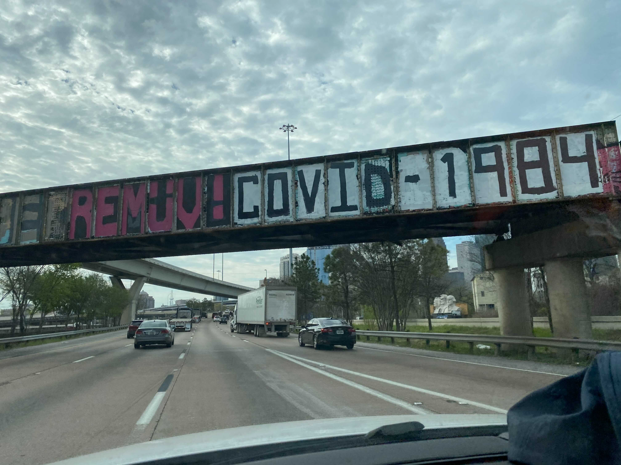 The 'Be Someone' sign now has an eerie new message