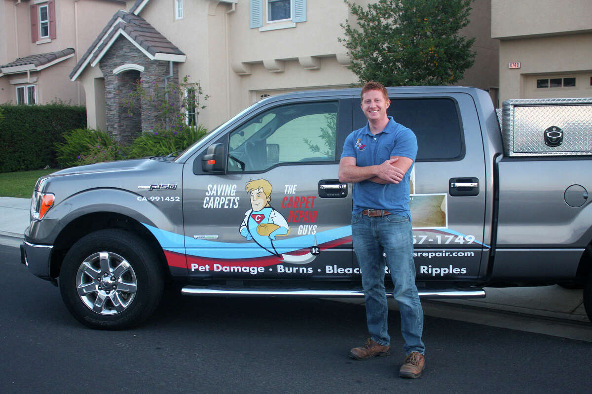 A photo of Josh Nolan, founder of the Carpet Repair Guys.