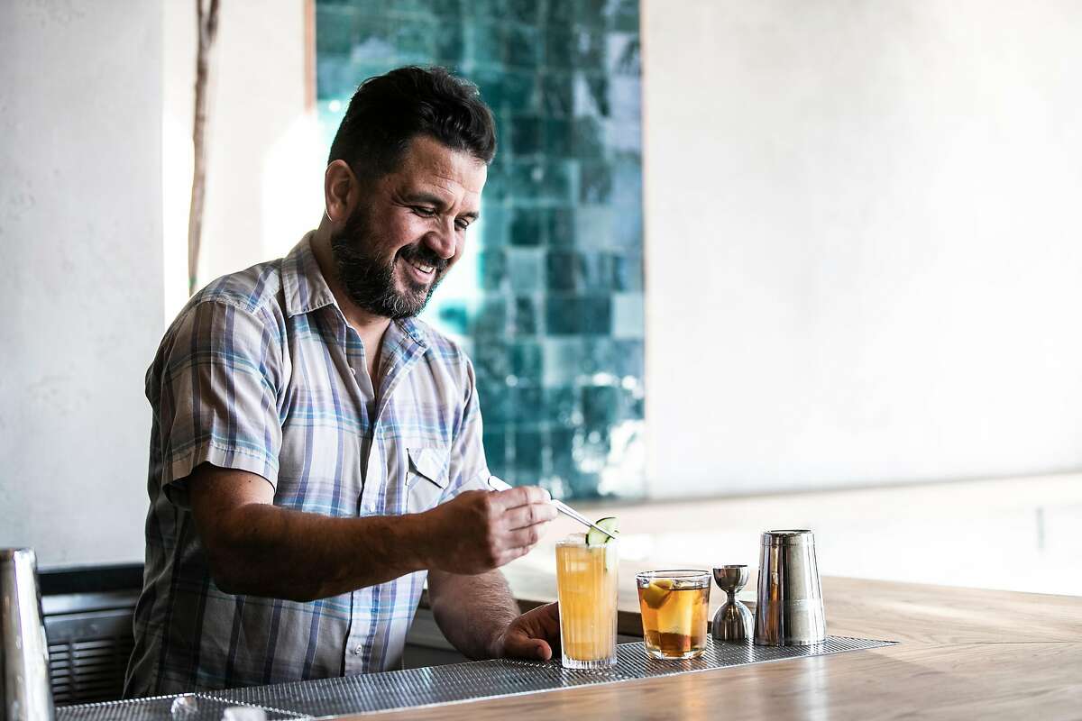 Alvaro Rojas, co-owner of Elda bar in the Mission, is one of the bartenders behind Buddy.
