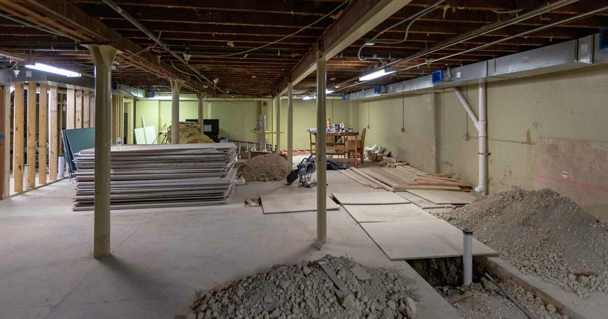 The basement of the Best Western Plus Sunset Suites at 1103 East Commerce St., seen Wednesday, March 17, 2021, is undergoing a $5 million renovation which will include, among other things, a speakeasy-type bar in the basement where an actual speakeasy once operated.