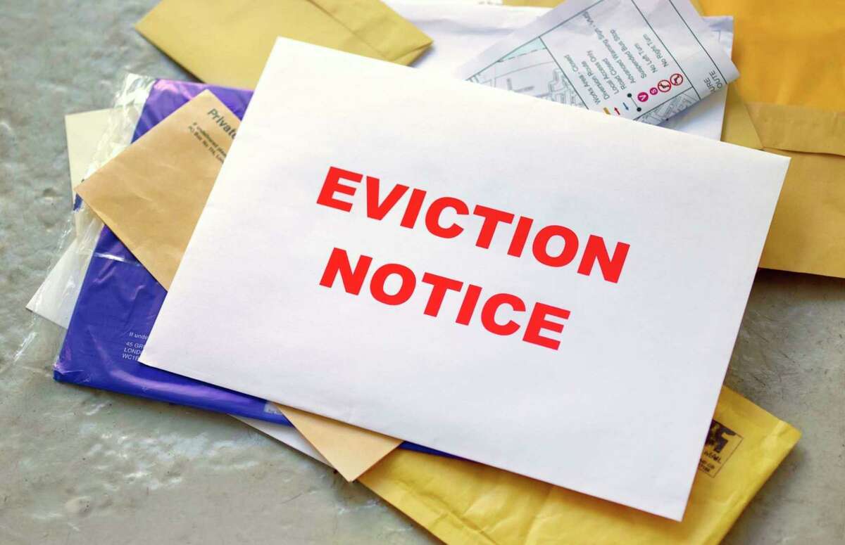 An eviction notice is pictured. (Photo courtesy of Getty Images)