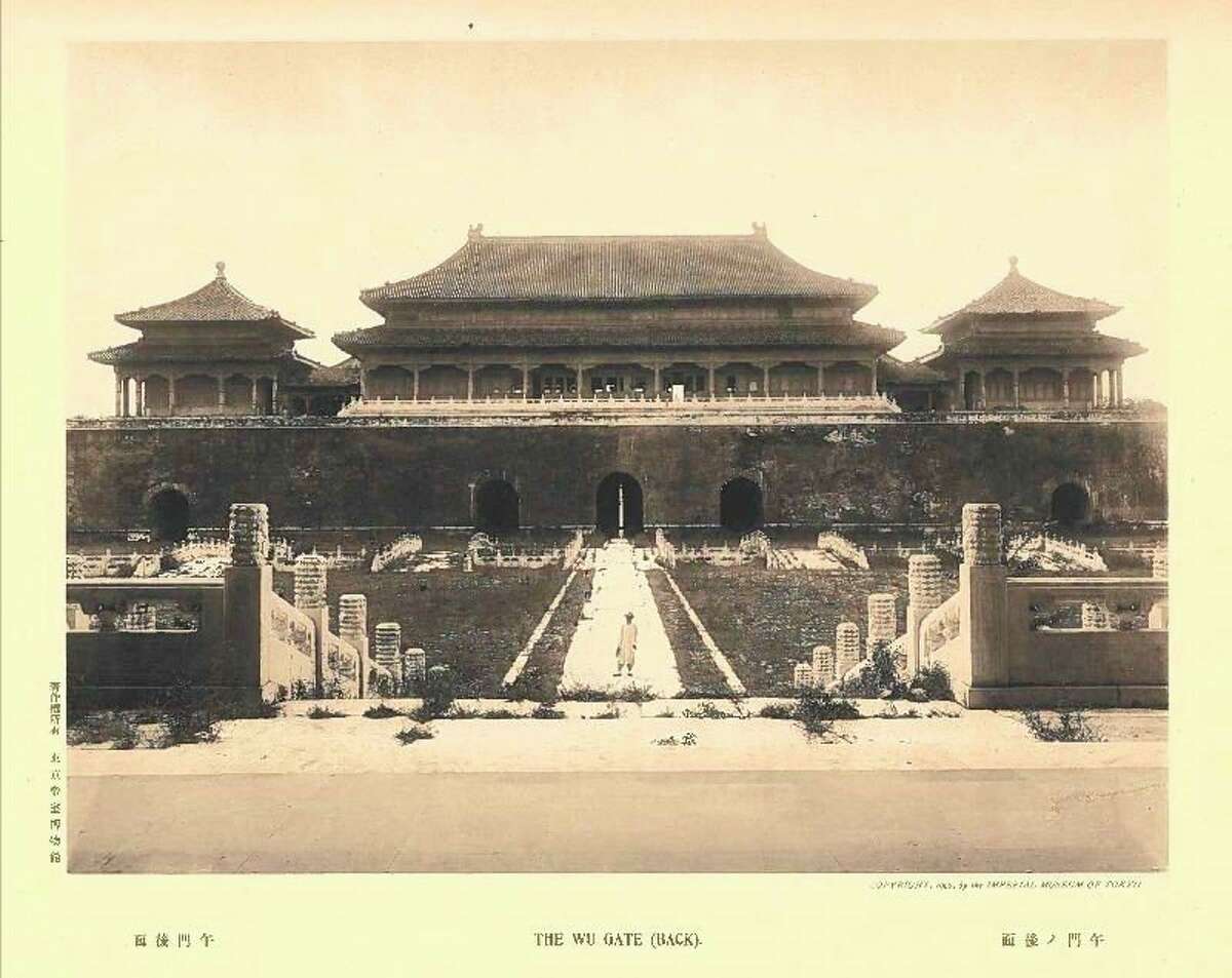 Among Alden B. Dow's possessions is a two-volume set of Photographs of the Palace Buildings of Peking. Dow's copy is numbered 470 of a limited edition of only 500 copies. (Photo provided/Alden B. Dow Home and Studio)