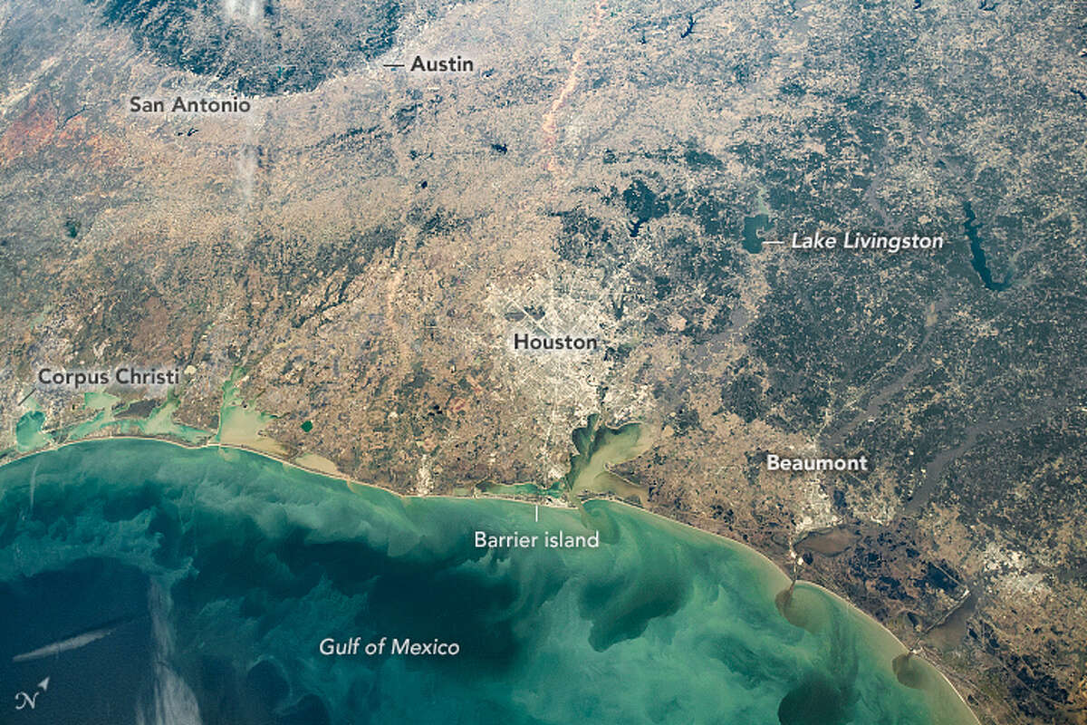 A photo taken on Christmas Day is now circulating online after it was named the "Image of the Day" by the NASA Earth Observatory on Sunday. The photo, which has not undergone much editing, shows the gulf as well as San Antonio and Austin. The shot was taken from an International Space Station window by a member of the Expedition 64 crew, according to the observatory site.