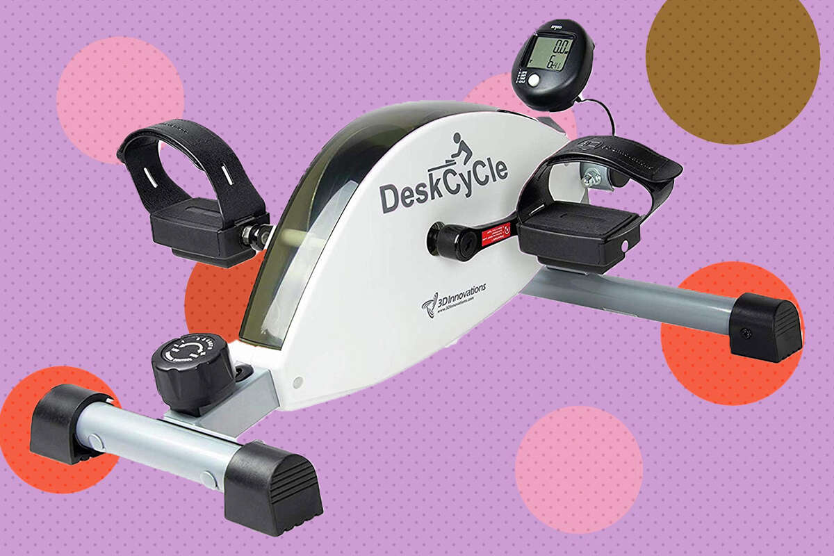Get a workout while you work with this discounted DeskCycle