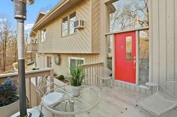 Contemporary house at 520 Judd Road, Easton.