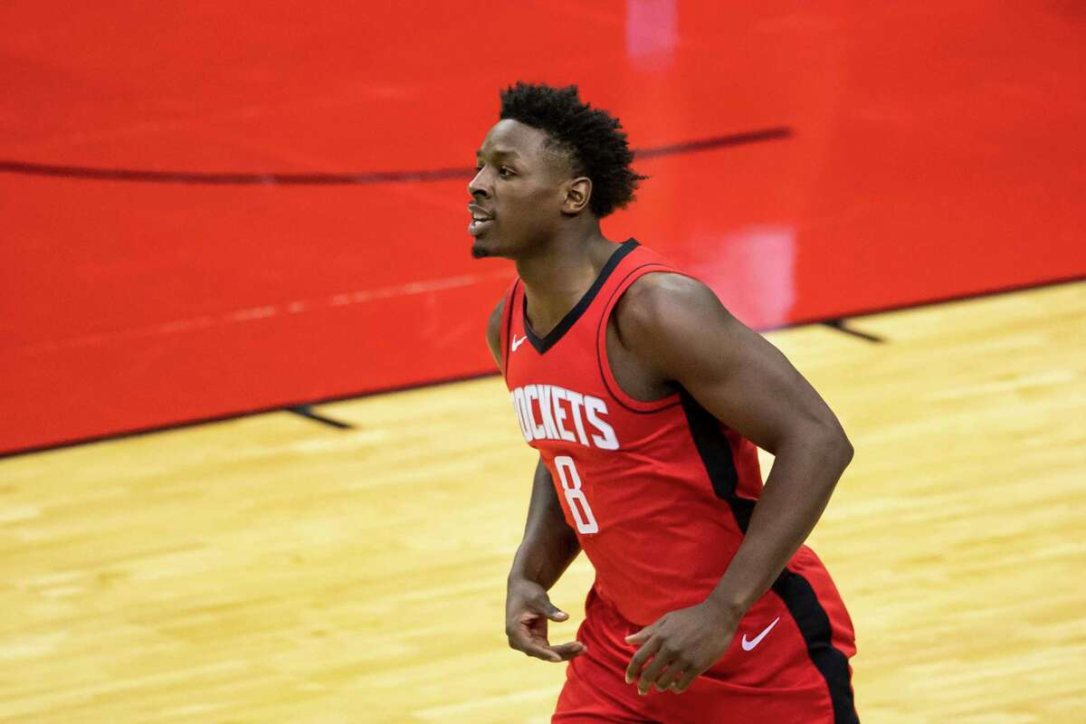 With the Rockets, Jae'Sean Tate has missed just two games, one with a sore knee and one after a false positive COVID test.