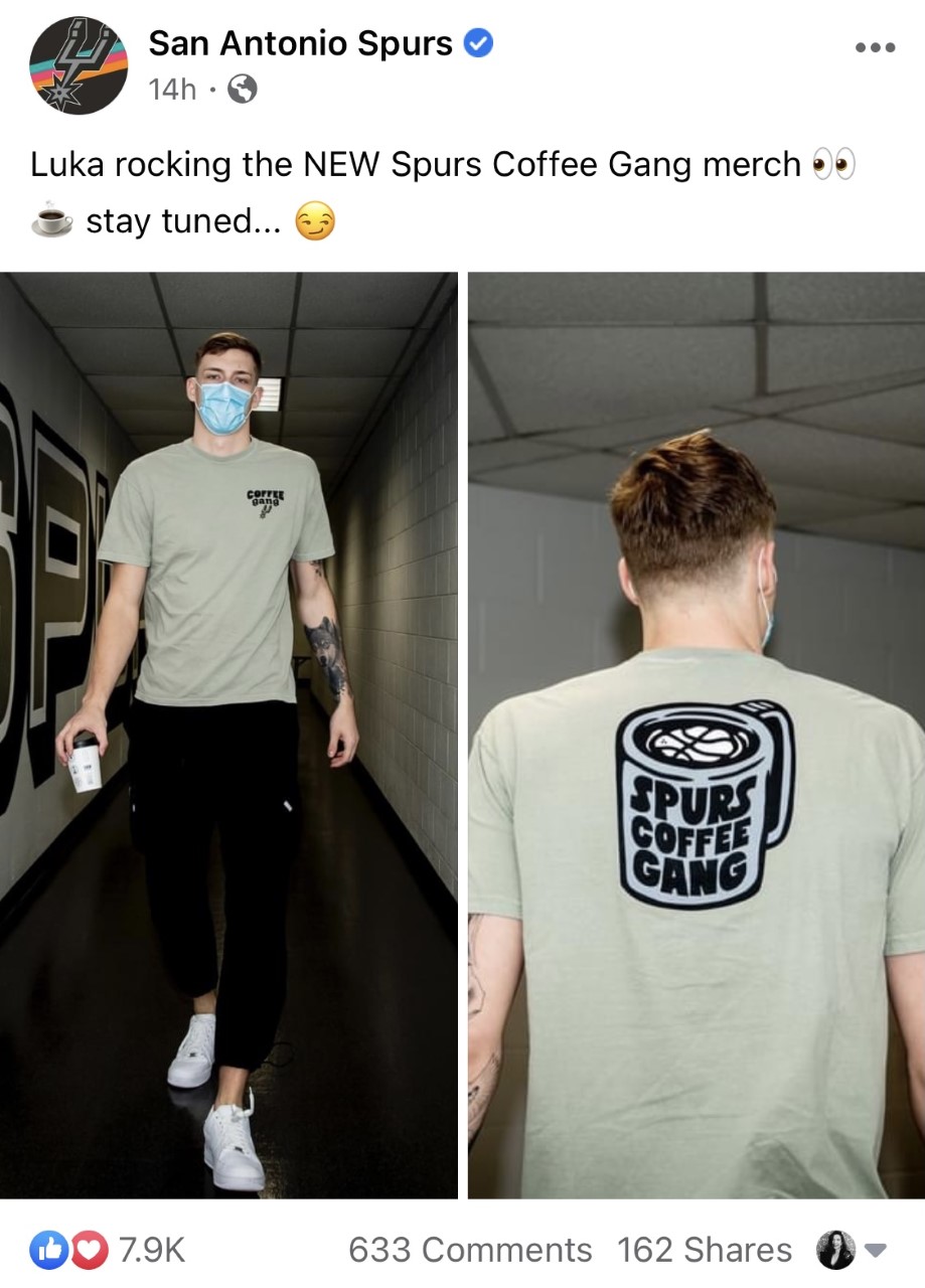 spurs coffee gang shirt