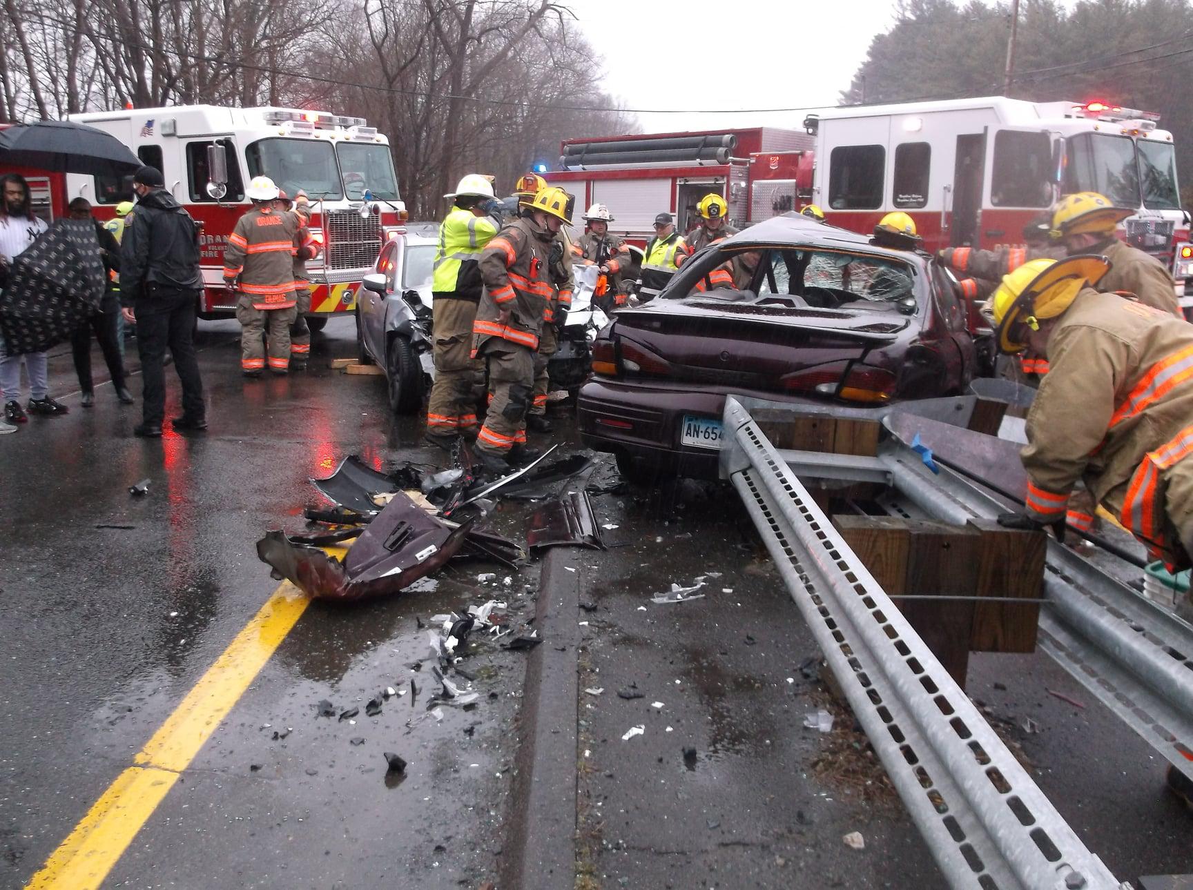 Police Ansonia man dies after crash in Orange