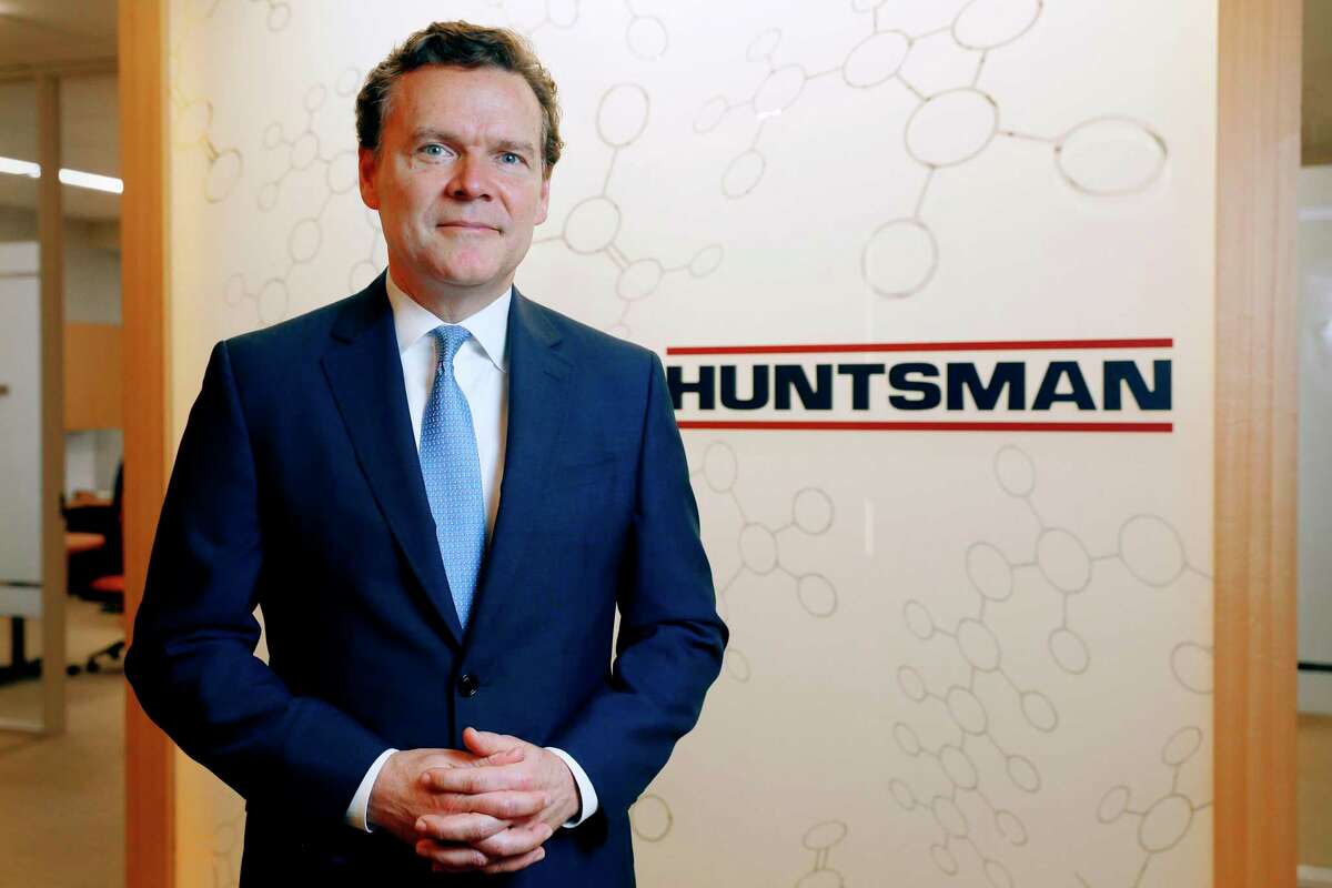 Peter Huntsman, president and CEO of the Huntsman Corp., at the corporate headquarter offices Monday, Mar. 1, 2021 in The Woodlands, TX.