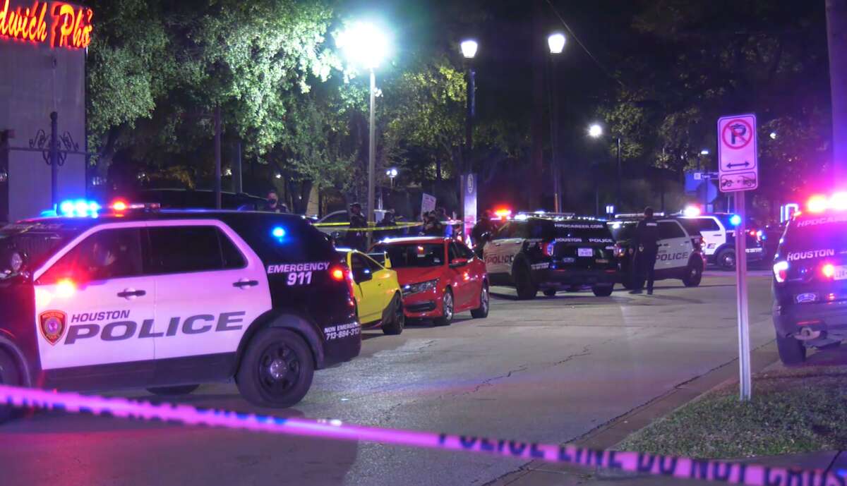 Three Harris County Sheriff's Office deputies were shot while working a security job at a night club in the 2900 block of Travis Street in Houston.