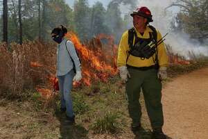 Video: Controlled burn all part of the plan at the Houston Arboretum