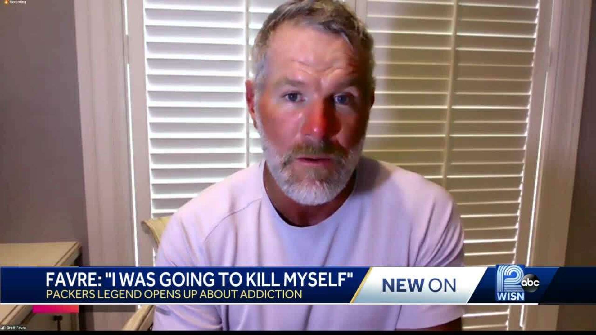 brett favre tobacco Brett Favre reveals addictions almost killed him